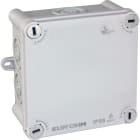 Eur Ohm - Bte IP55 105X105X55 1/4T -960° (passe-fils amovibles)