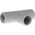Eur Ohm - Té Ø25mm gris (étiquette unitaire)