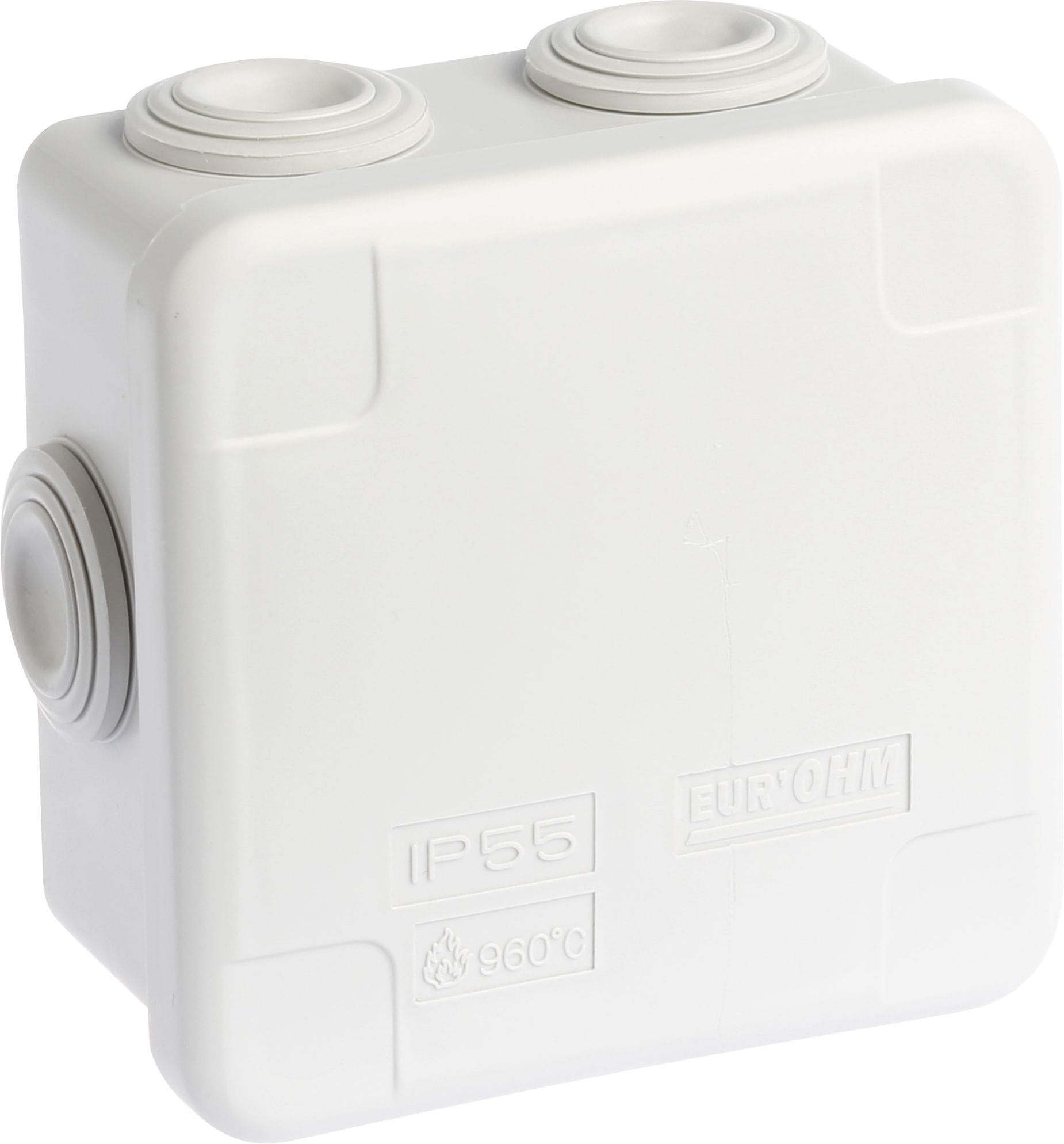 Eur Ohm - Bte IP55 80X80X45 - 960° (étiquette unitaire)