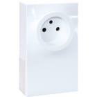 Eur Ohm - ADAPTATEUR MOULURE hauteur 16 max 1 POSTE pour PC 2P+T