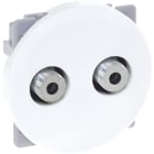 Eur Ohm - COMETE Prise Double TV  Multi. Serv. Type F BLC