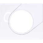 Eur Ohm - COMETE Plaque 1 poste Classic White