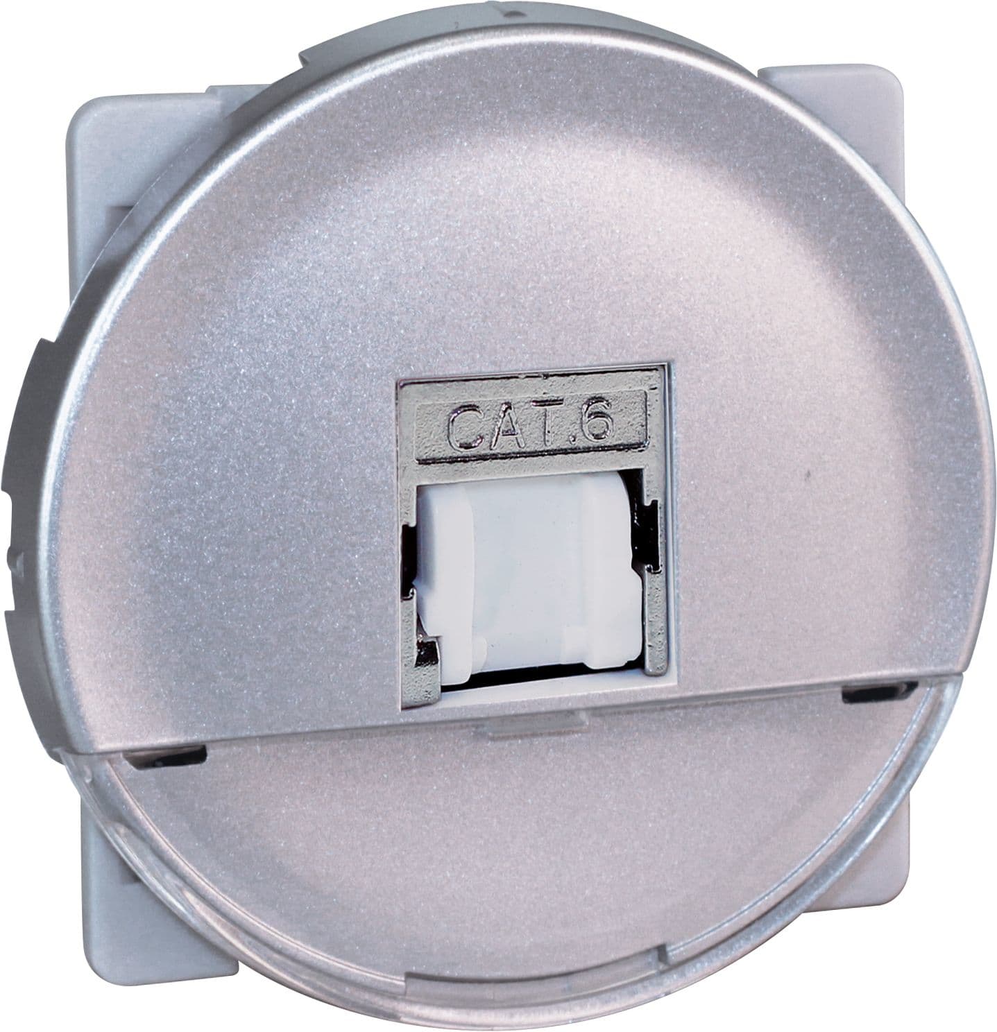 Eur Ohm - COMETE Prise RJ45 Multimédia STP Cat.6 Grade 3 SILVER
