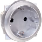 Eur Ohm - COMETE Prise 2P+T Schuko SILVER