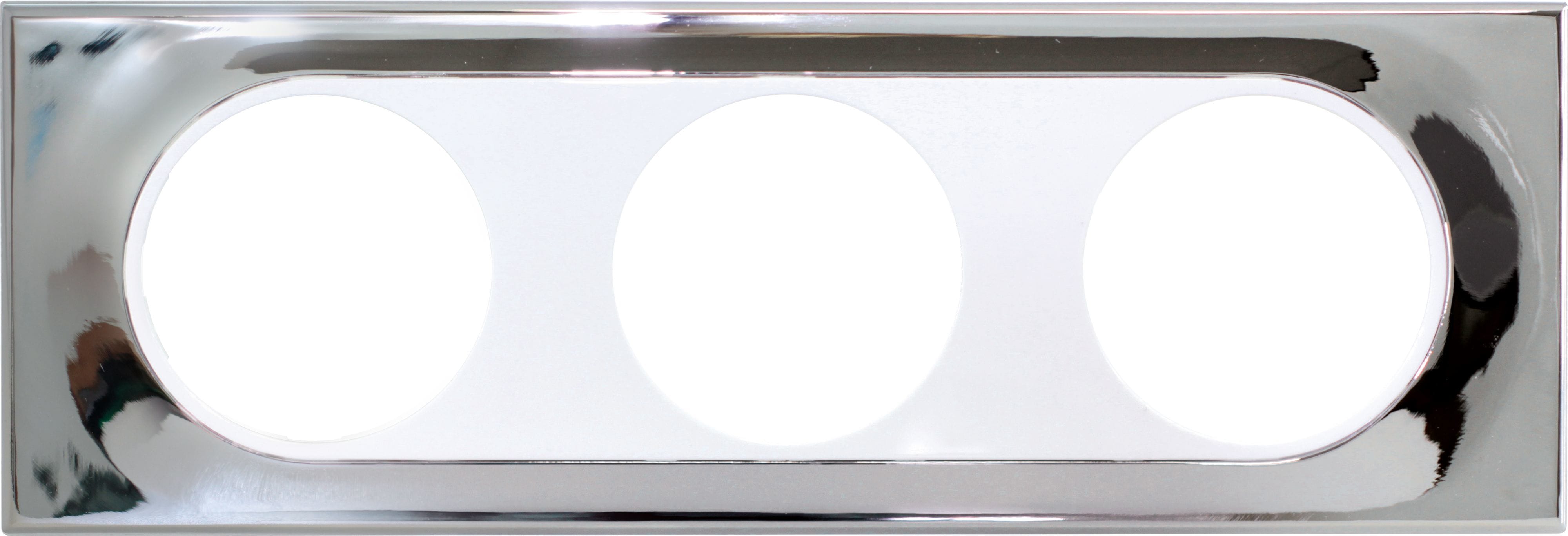 Eur Ohm - COMETE Plaque 3 positionstes MIRROR
