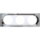 Eur Ohm - COMETE Plaque 3 positionstes MIRROR