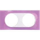 Eur Ohm - COMETE Plaque 2 postes JULIA