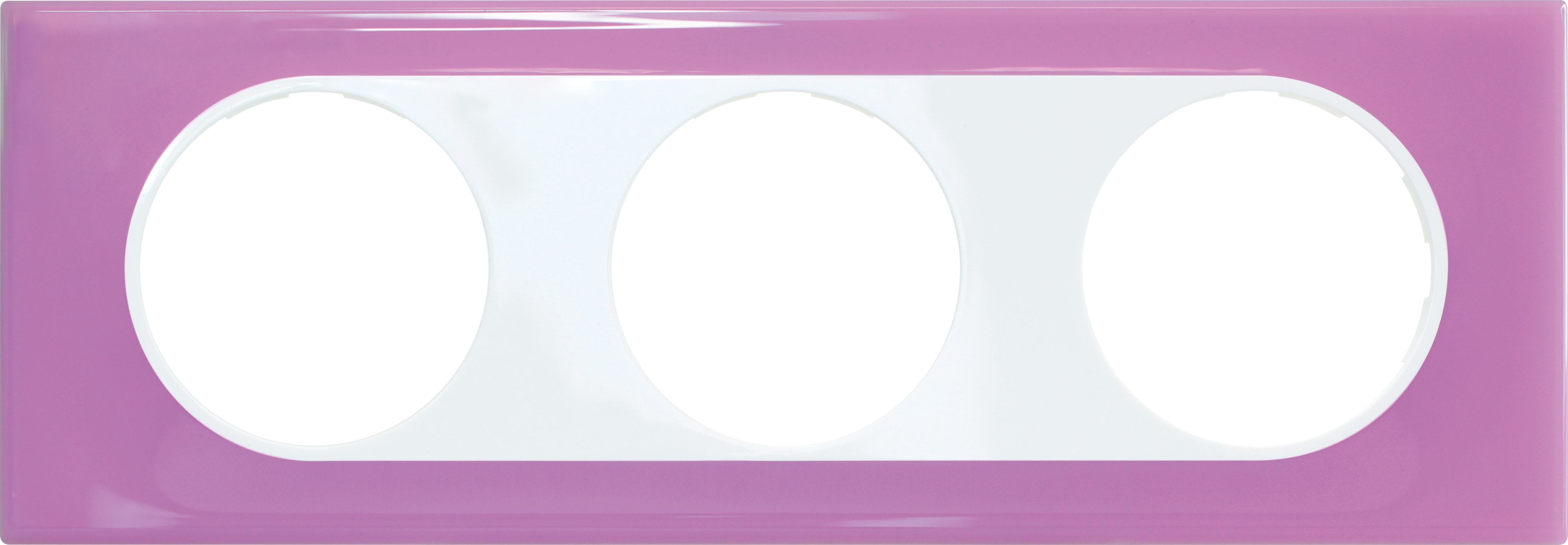 Eur Ohm - COMETE Plaque 3 positionstes JULIA
