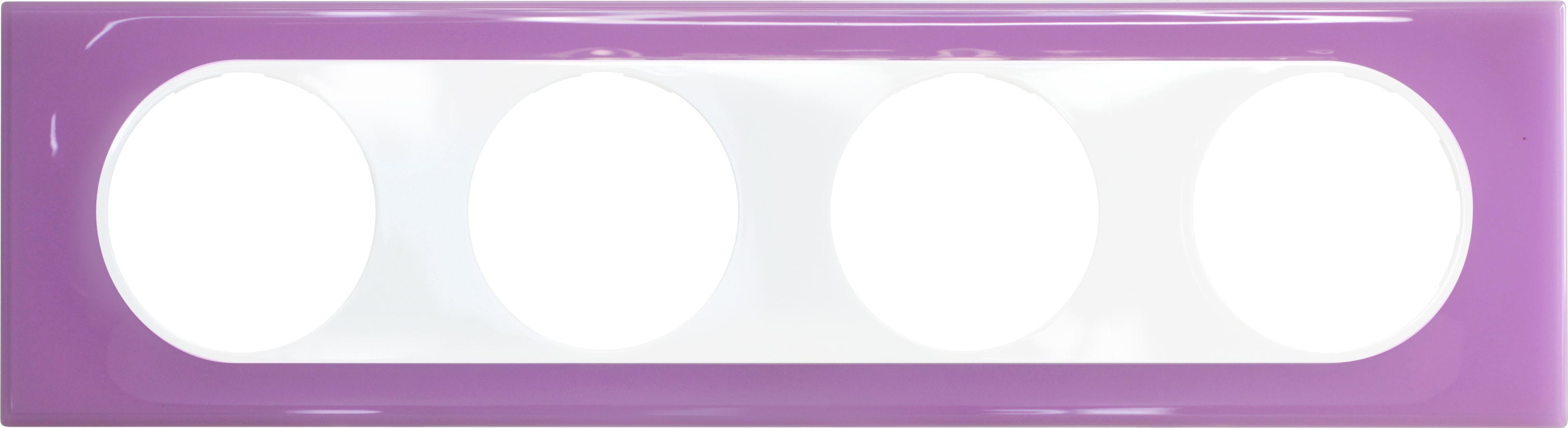 Eur Ohm - COMETE Plaque 4 postes JULIA