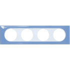Eur Ohm - COMETE Plaque 4 postes HEAVEN