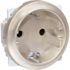 Eur Ohm - COMETE Prise 2P+T Schuko TITANE