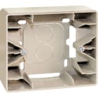 Eur Ohm - COMETE Cadre saillie 1 poste type B TITANE