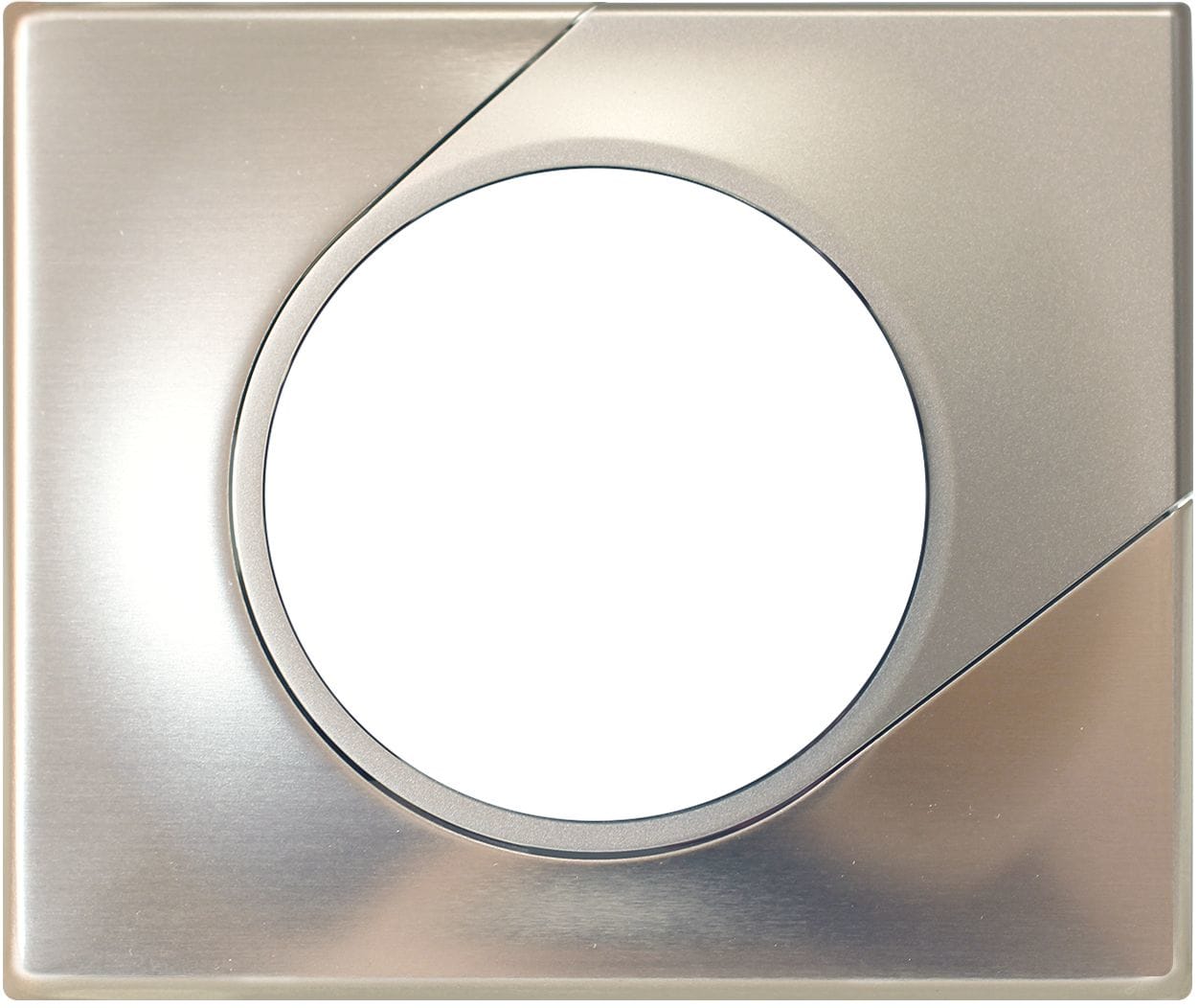 Eur Ohm - COMETE Plaque 1 poste TITANE