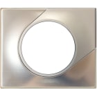 Eur Ohm - COMETE Plaque 1 poste TITANE
