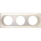 Eur Ohm - COMETE Plaque 3 positionstes TITANE