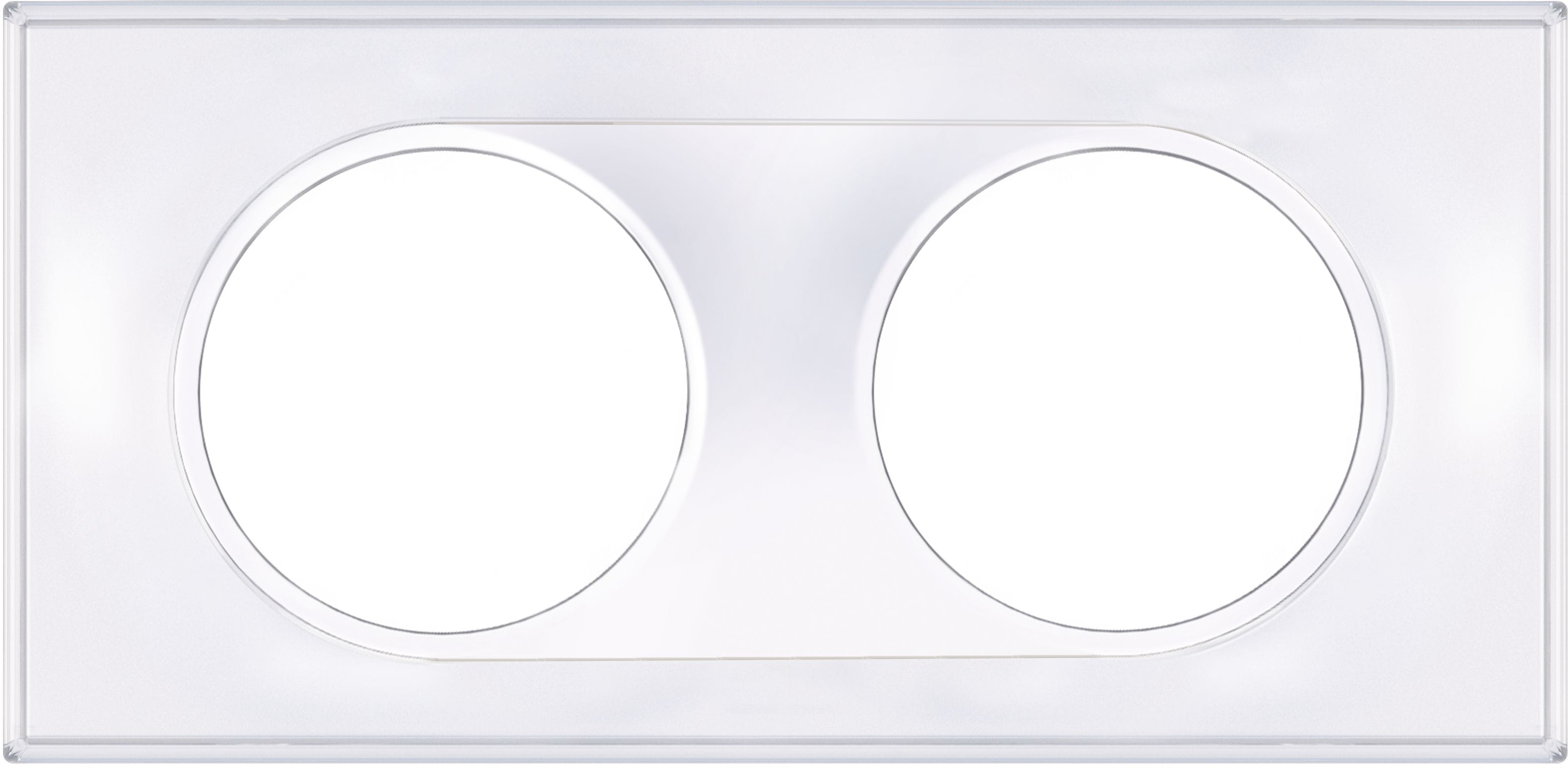 Eur Ohm - COMETE Plaque 2 postes DREAMY