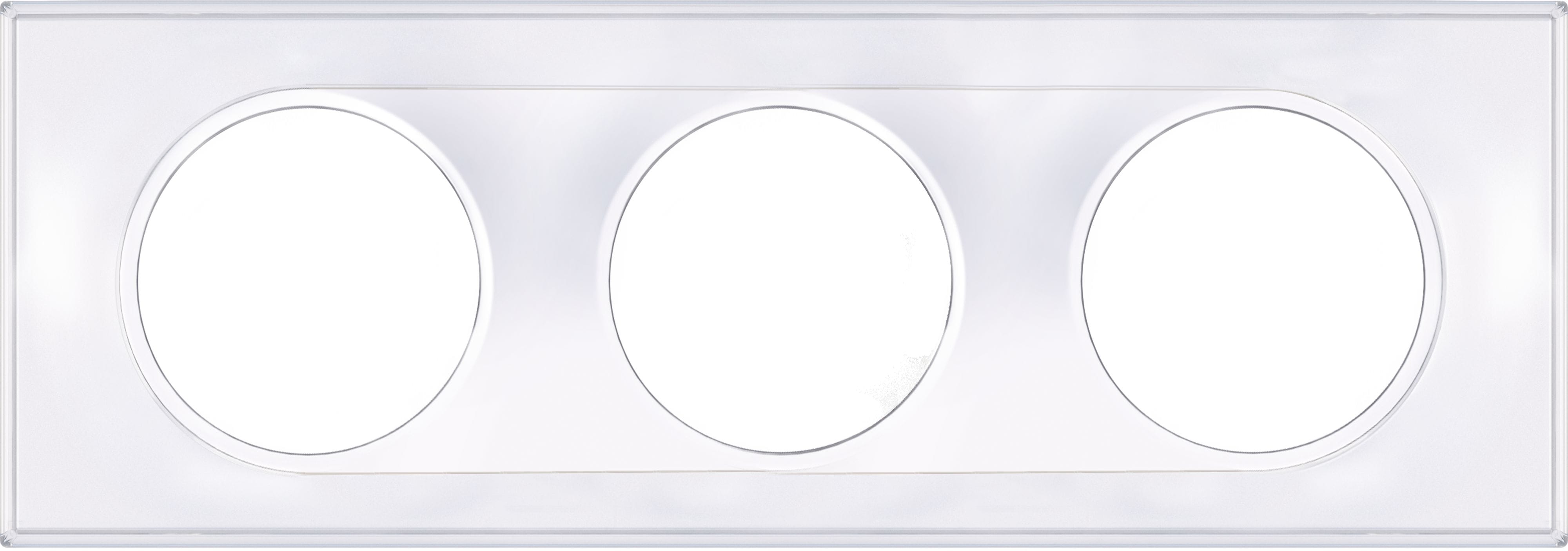 Eur Ohm - COMETE Plaque 3 positionstes DREAMY