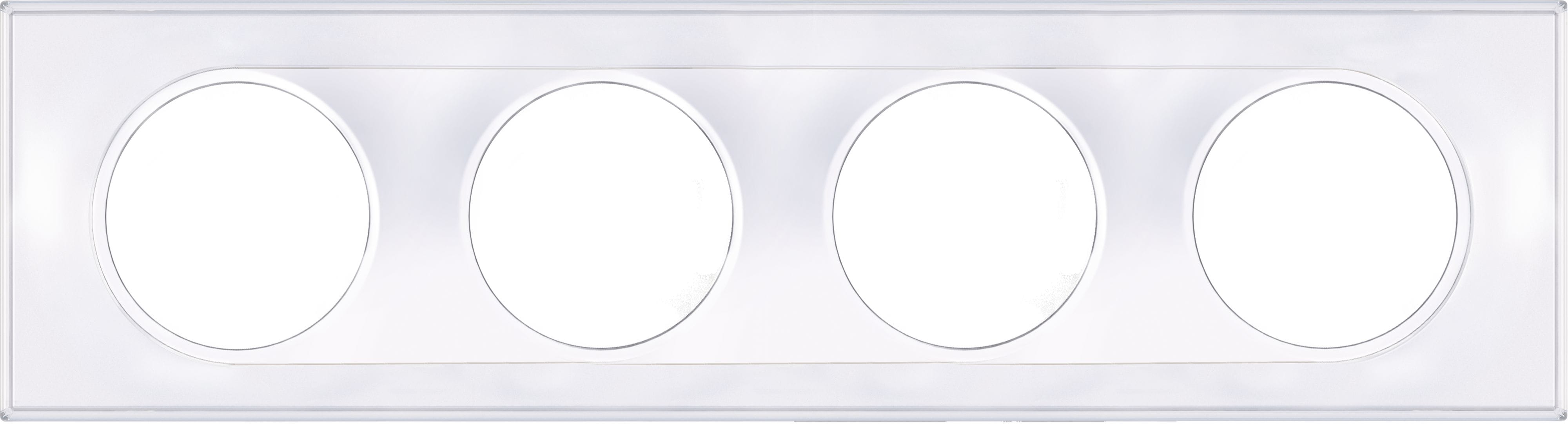 Eur Ohm - COMETE Plaque 4 postes DREAMY
