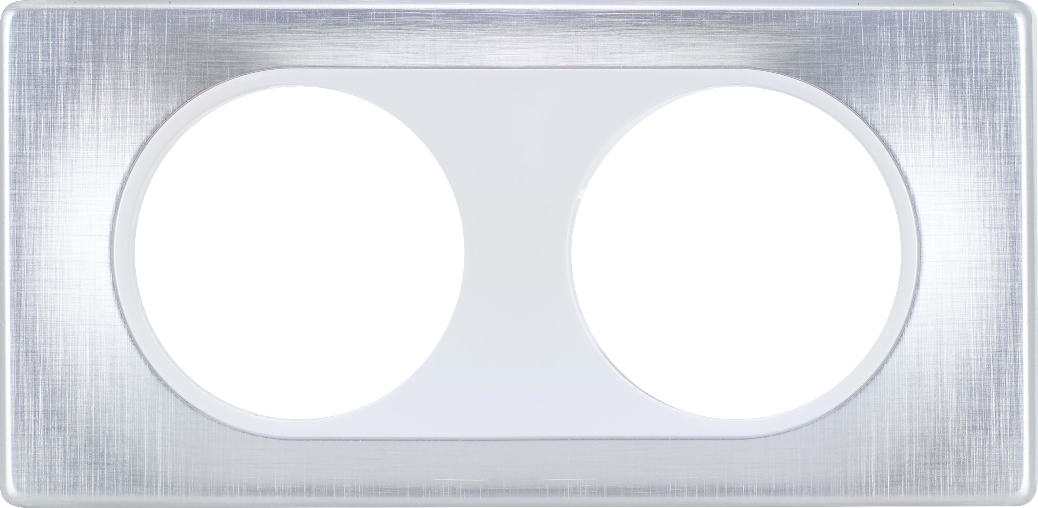 Eur Ohm - COMETE Plaque 2 postes SOUL