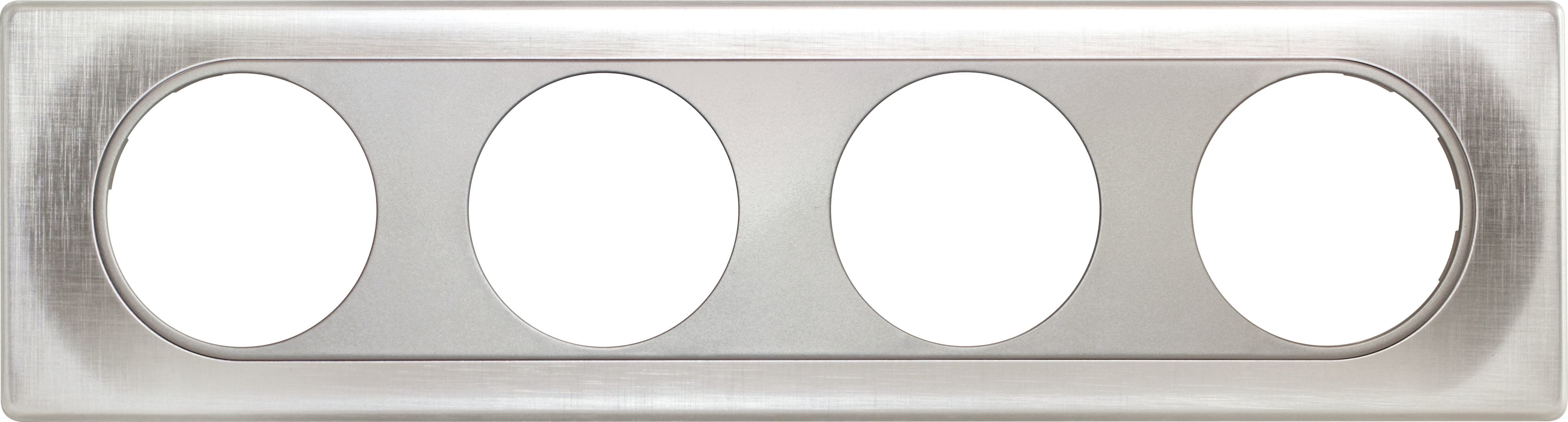 Eur Ohm - COMETE Plaque 4 postes ARROW
