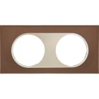 Eur Ohm - COMETE Plaque 2 postes FUTURE