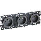 Eur Ohm - SQUARE PC 3x2P+T précab. VULCAIN