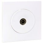 Eur Ohm - SQUARE - prise TV + plaque + griffes - BLC
