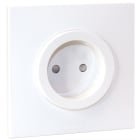 Eur Ohm - SQUARE - PC 2P + plaque + griffes - BLC