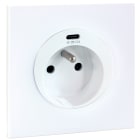 Eur Ohm - SQUARE PC 2P+T+USBC gr.cplet BLC