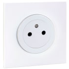 Eur Ohm - SQUARE PC 2P+T affl.gr. cplet BLC