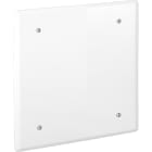 Eur Ohm - Couv. avec vis 110x110 (étiquette unitaire)