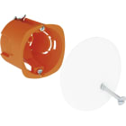 Eur Ohm - Bte d'applique placo Ø40