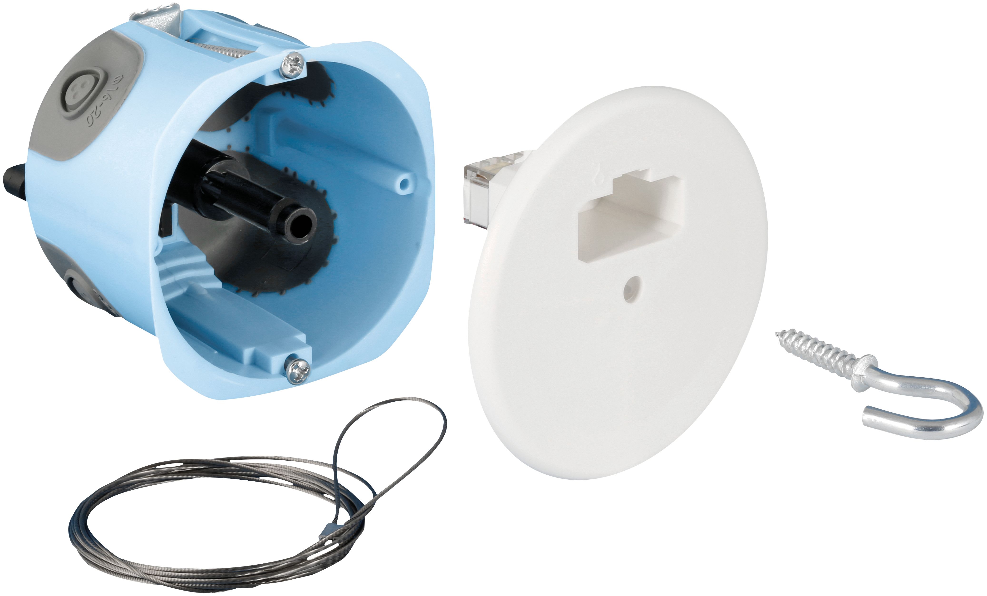 Eur Ohm - Bte ctre pl.d67 AIR'm. fix.+fil.2m