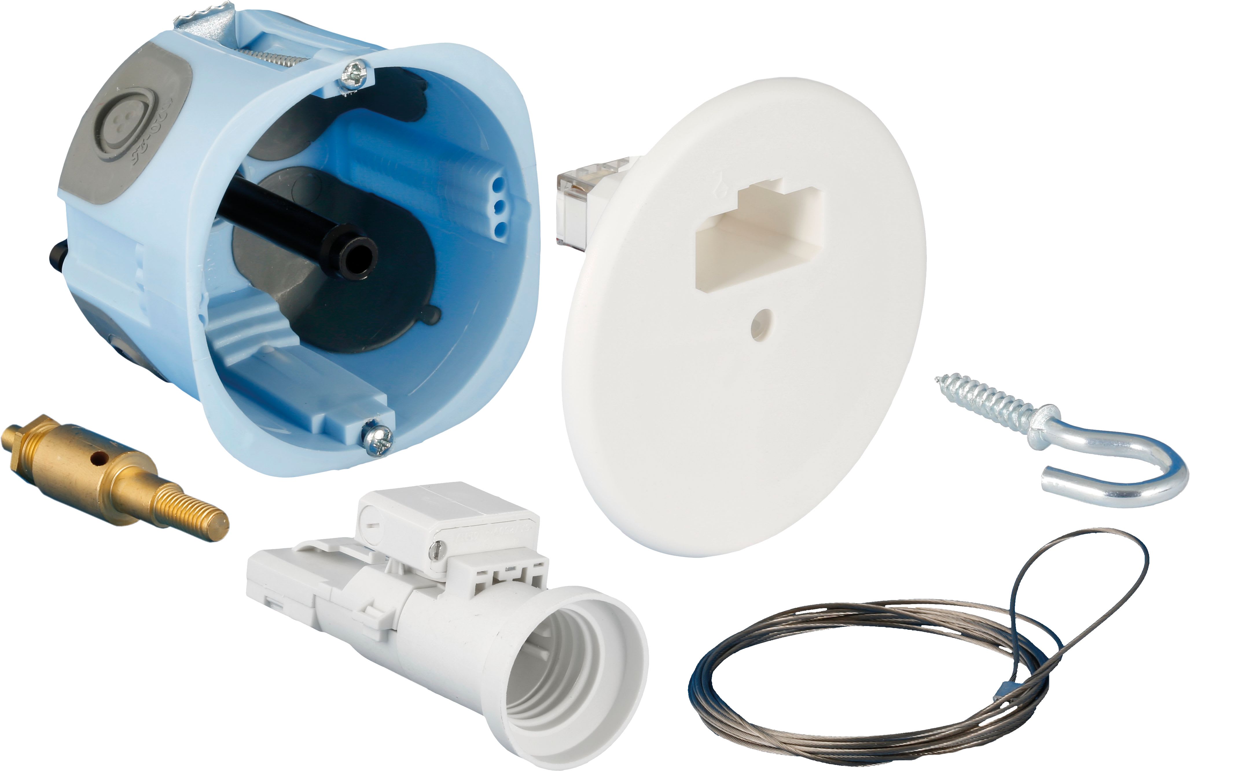 Eur Ohm - Kit centre placo E27 Air'metic fixation rapportée