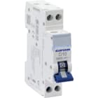 Eur Ohm - Disjoncteur 1P+N 10A courbe D connexion vis/vis  4,5kA NF