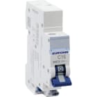 Eur Ohm - Disjoncteur 1P+N 16A courbe C connexion rapide/rapide 4,5kA NF