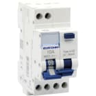 Eur Ohm - Disjoncteur différentiel 1P+N 10A courbe C 30mA type A