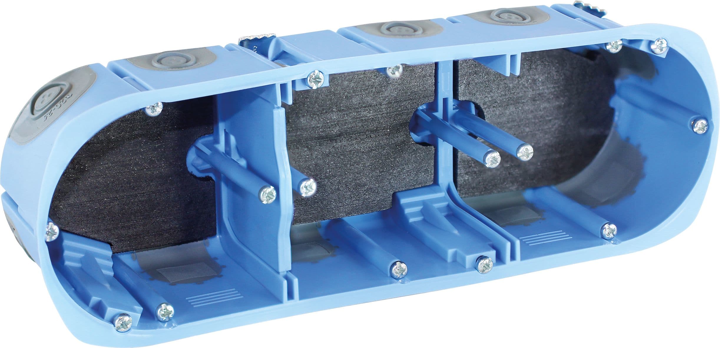 Eur Ohm - Boite coupe-feu étanche à l?air 3P EI120 prof 50mm