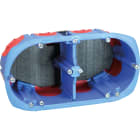 Eur Ohm - Boite coupe-feu étanche à l?air 2P EI120 prof 50mm