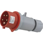 Eur Ohm - Fiche industrielle mobile droite 3P+N+T 32A 400V AC IP44