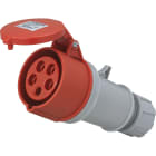 Eur Ohm - Prise industrielle mobile droite 3P+N+T 16A 400V AC IP44