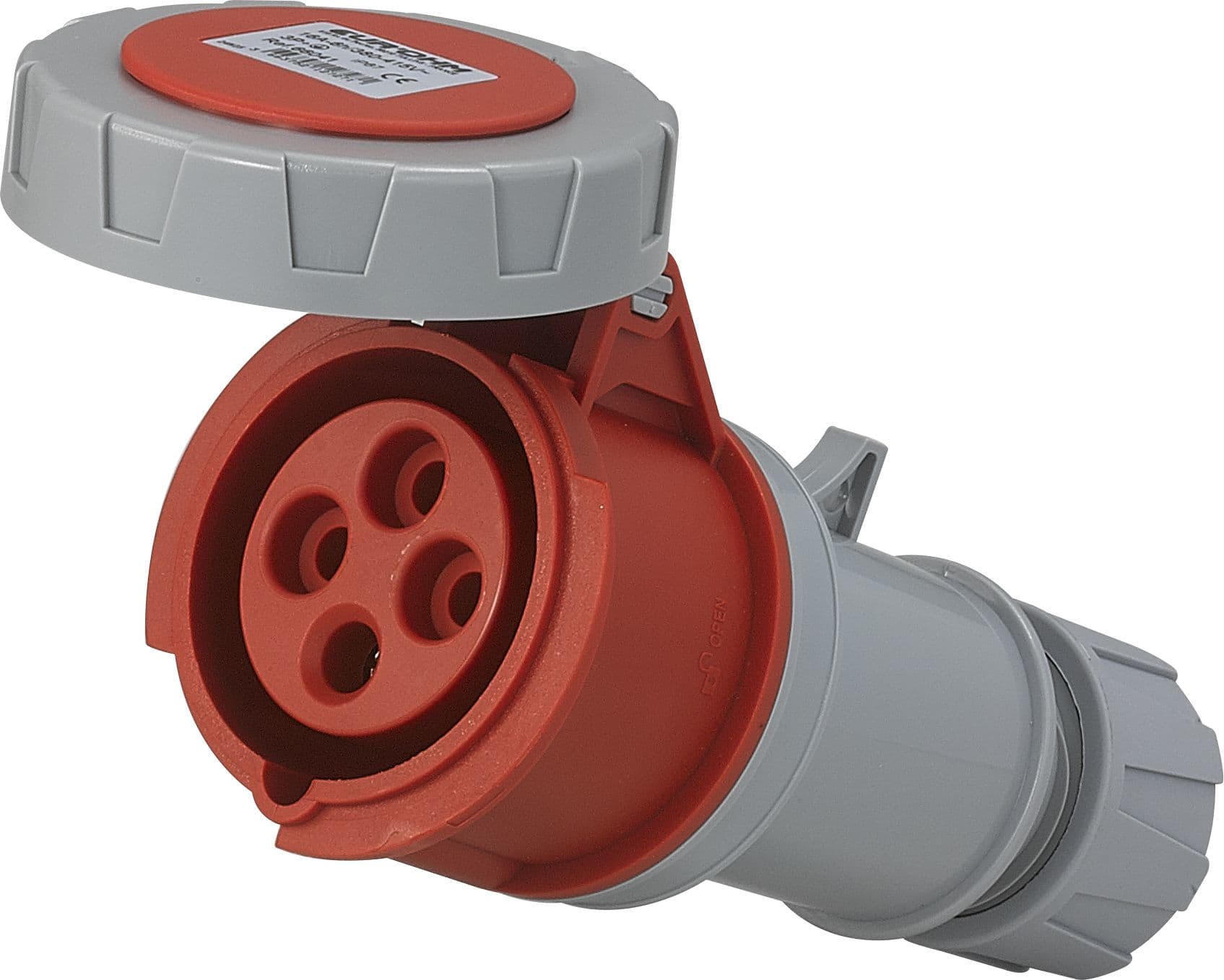 Eur Ohm - Prise industrielle mobile droite 3P+T 16A 400V AC IP67