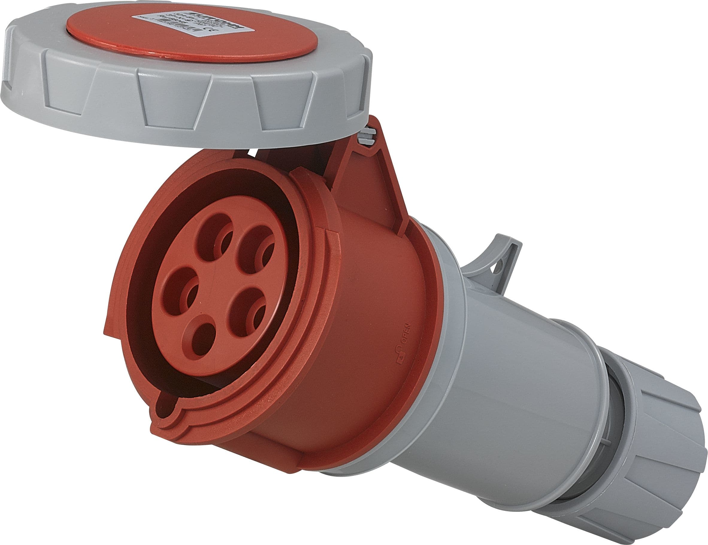 Eur Ohm - Prise industrielle mobile droite 3P+N+T 32A 400V AC IP67