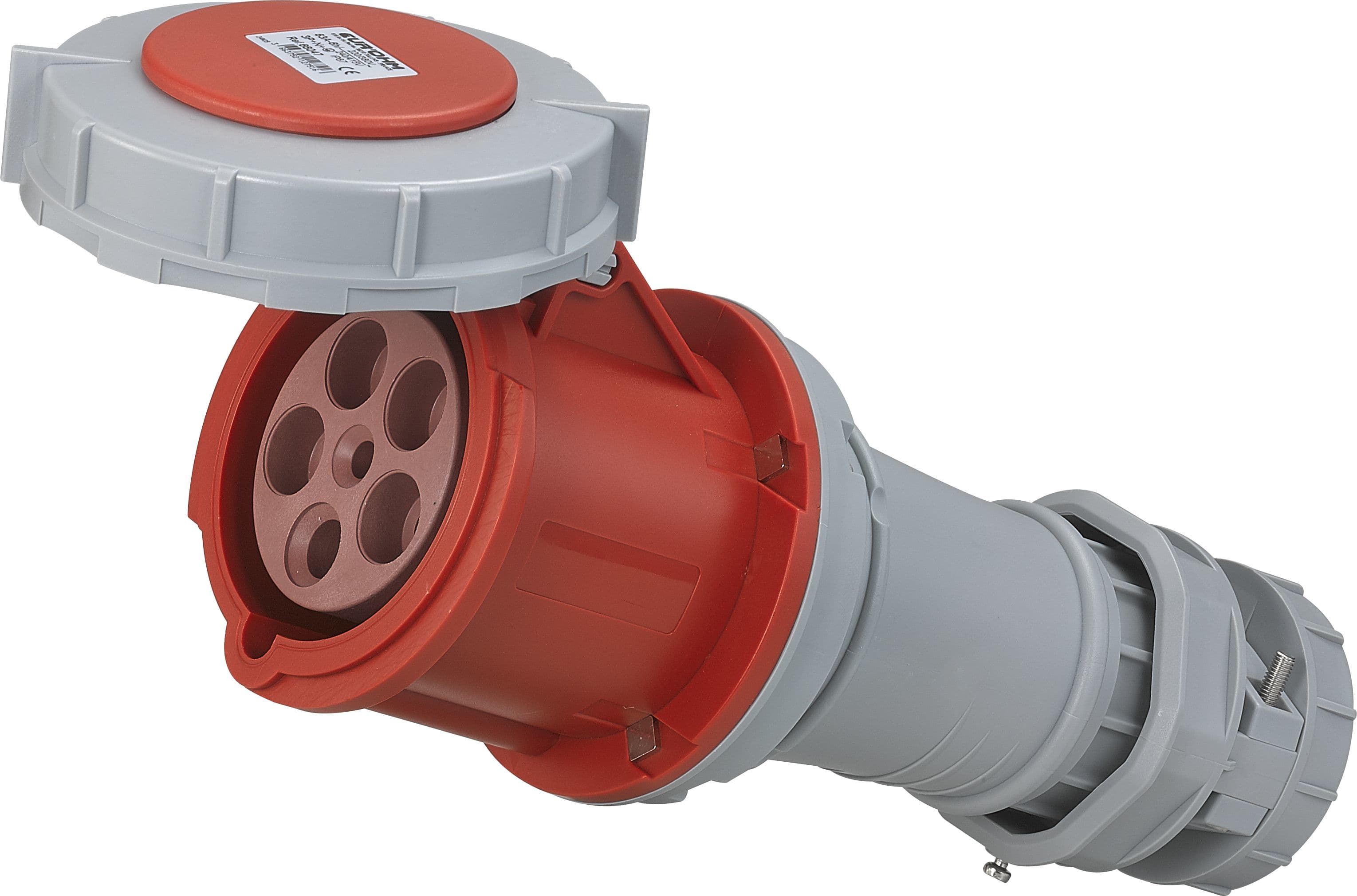 Eur Ohm - Prise industrielle mobile droite 3P+N+T 63A 400V AC IP67