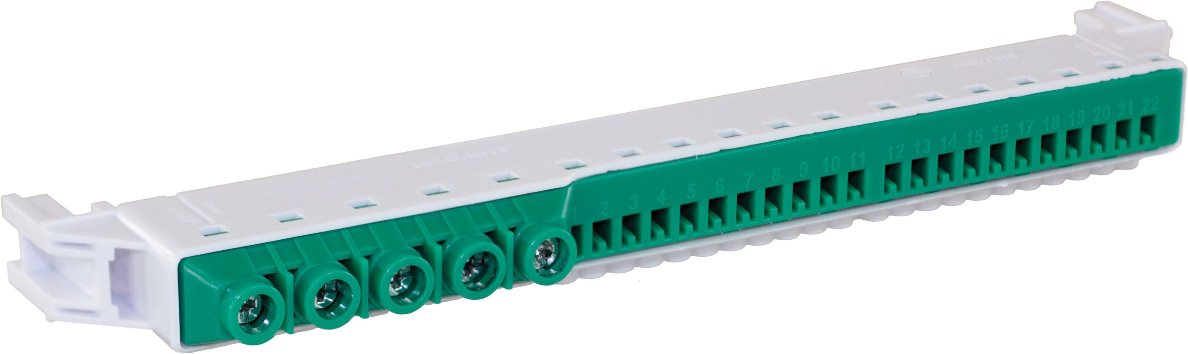 Eur Ohm - Bornier terre long 5x25²+22x4² 13M