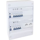 Eur Ohm - coffret RX 13m 2R monté-cablé evolutif  pour T1/T2