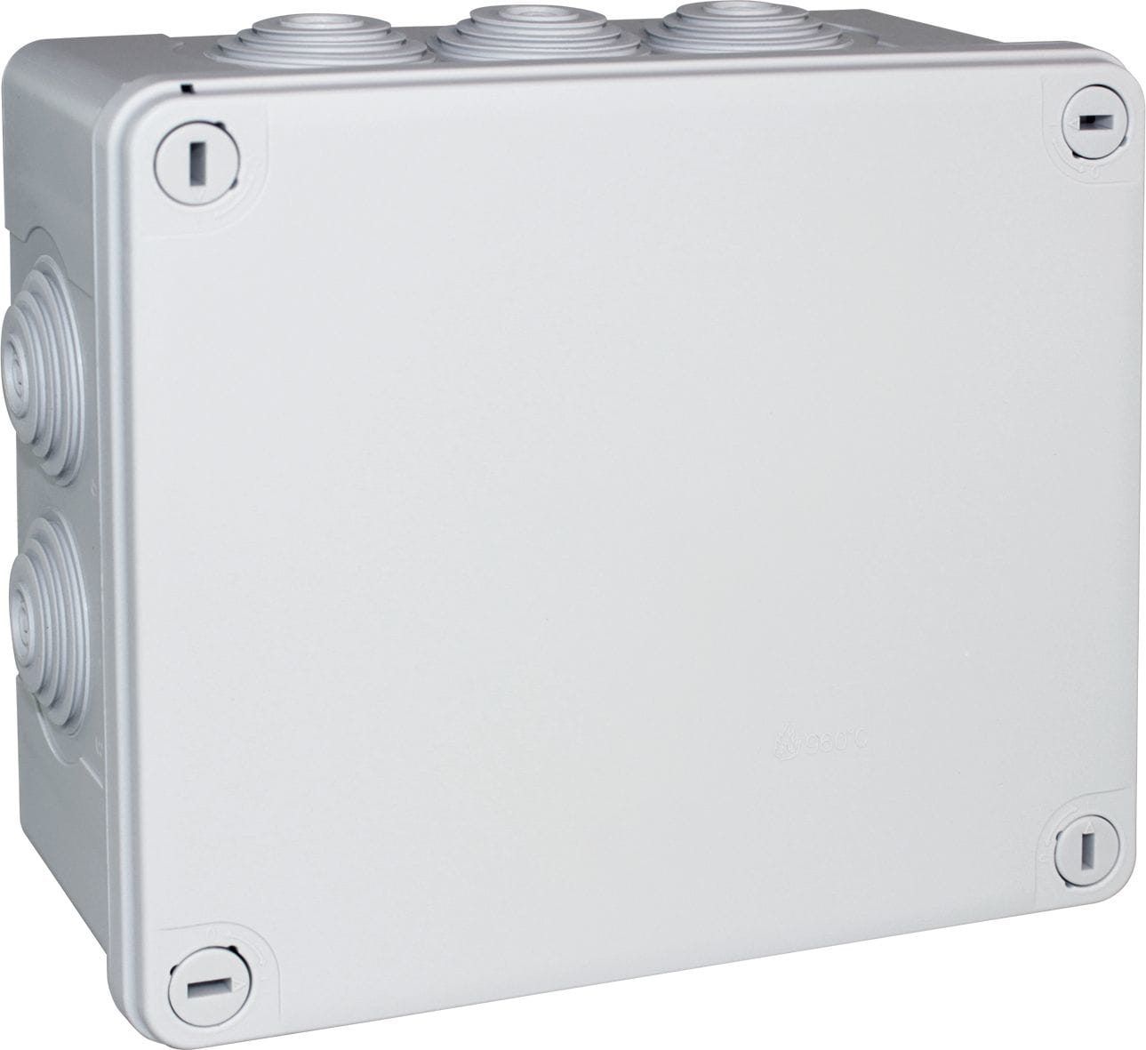 Eur Ohm - Bte IP55 à vis 1/4 tour 175x150x80 - 960° 10 x Ø16-32