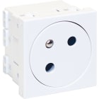 Eur Ohm - OPT45 prise 2P+T blanche