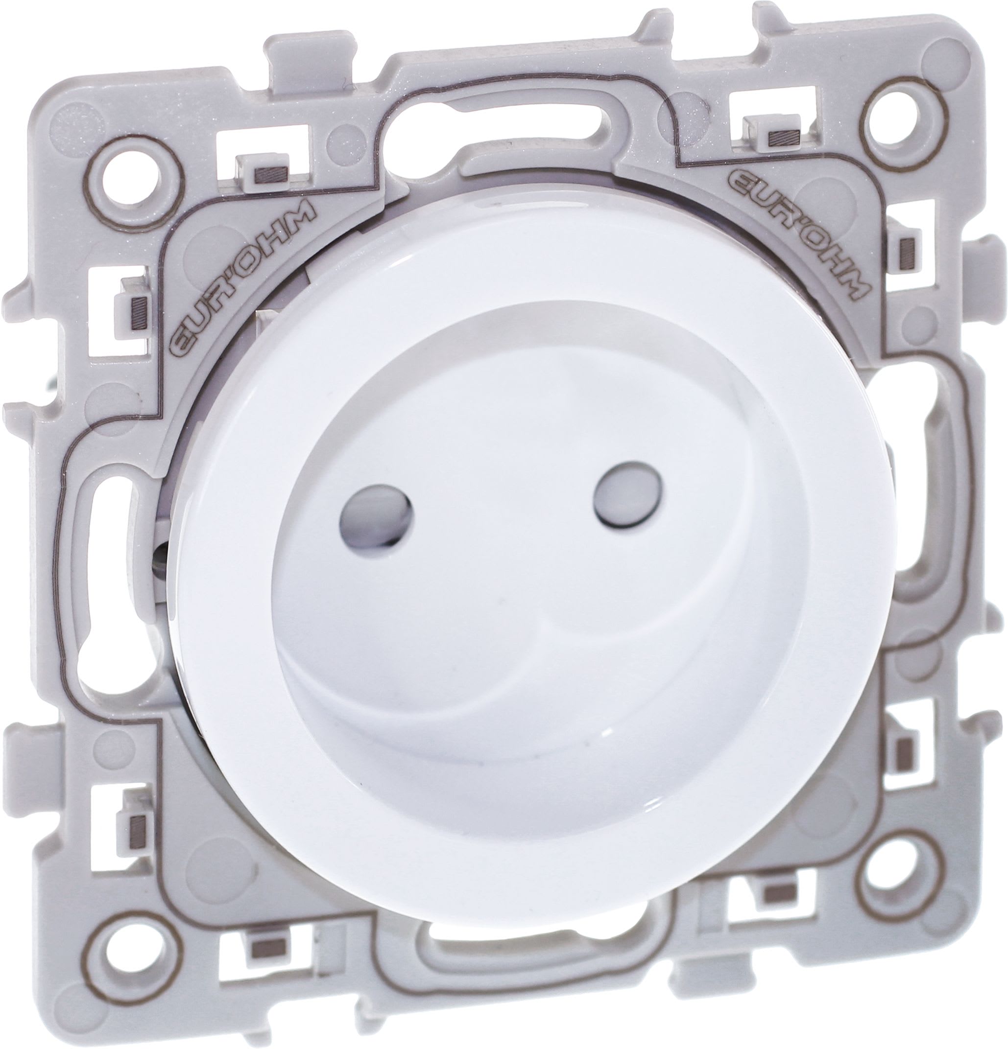 Eur Ohm - SQUARE PC 2P BLC