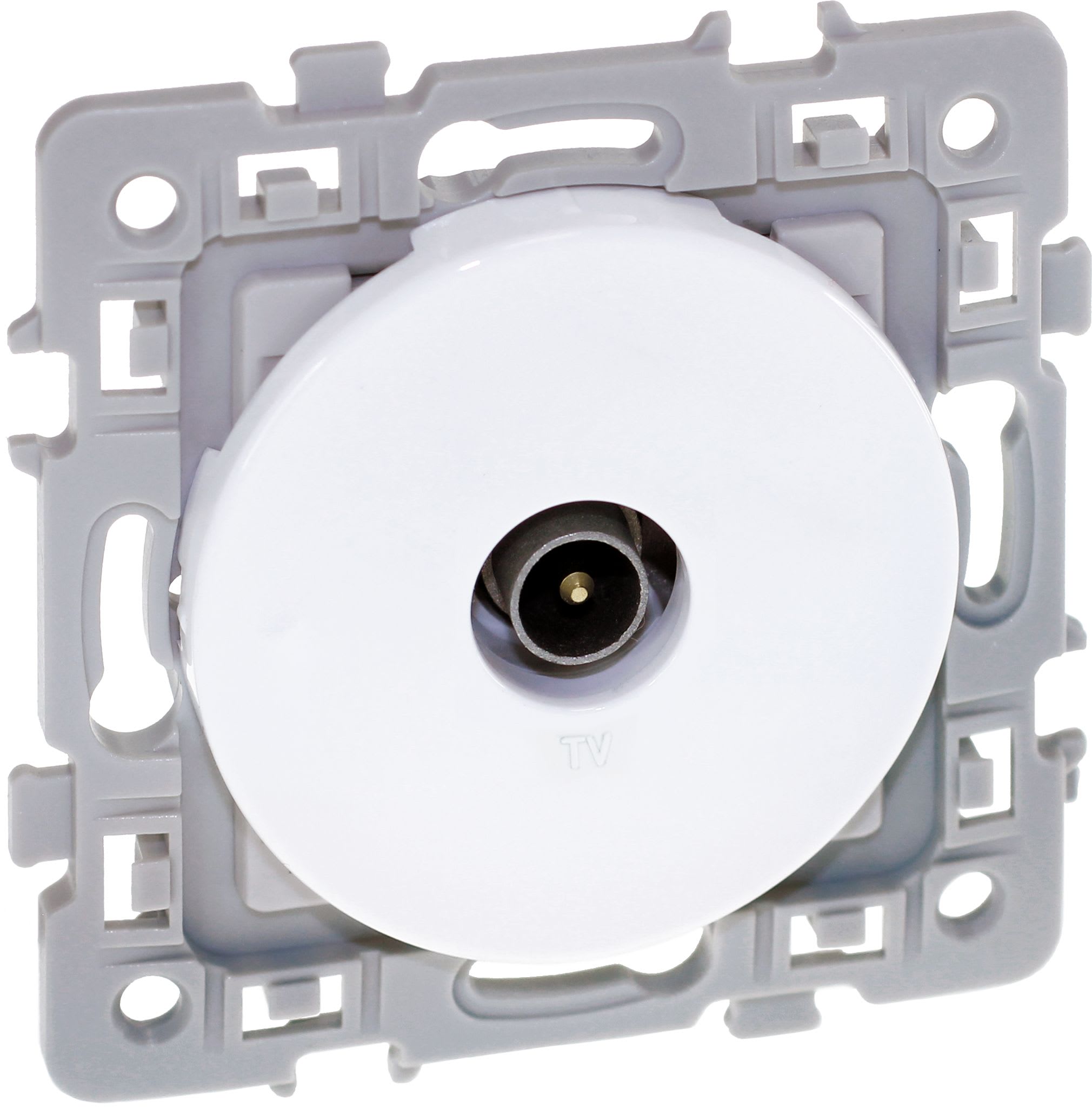 Eur Ohm - SQUARE prise TV BLC
